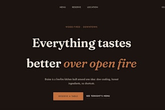build a responsive HTML CSS landing page