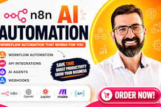 build n8n workflow automation with ai, API integrations and ai automation