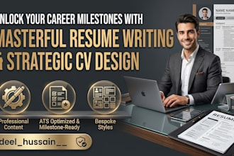 write, edit, and design a professional resume or CV
