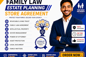 draft your revocable living trust and estate plan documents