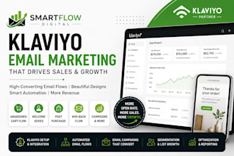 setup klaviyo email marketing flow and shopify