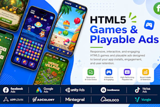 do playable ads, 2d html5 web game, html5 game, web browser games