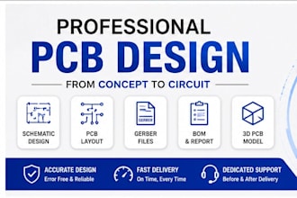 design a robotics control pcb with motors drivers and mcu