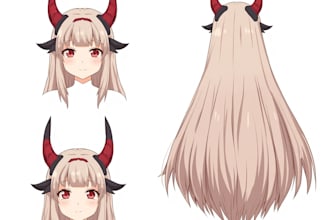 draw character sheet for your character, furry, oc, fursona