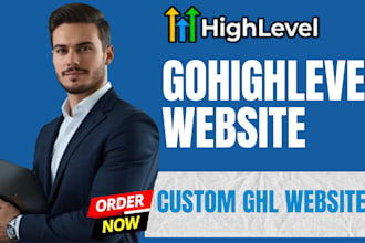 design gohighlevel website and ghl landing page that converts