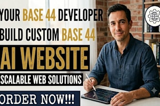 be your base44 developer to build a custom base44 ai website