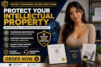 register your intellectual property trademark copyright and patent