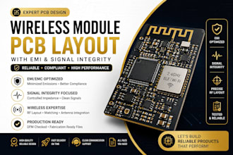 do wireless module pcb layout with emi and signal integrity