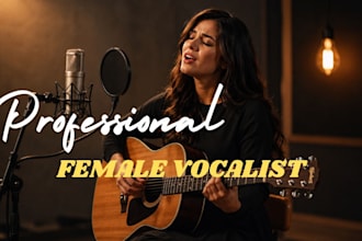 be female singer topline singer vocalist female rapper and hippop verse or hook
