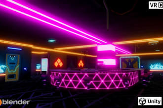 create interactive vrchat world, 3d vrc environment, unity vr world, vrchat map