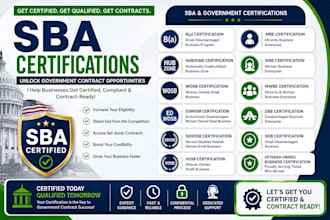 do sba certification, wosb, hubzone, sdvosb, mbe, wbe, dbe and federal contract