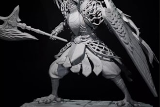 detailed 3dsculpt,resin,40k warhammer stl,bambu lab,miniature 3d figures,3dprint