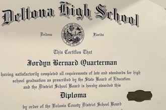 design high school diploma certificate, diploma degree and university transcript