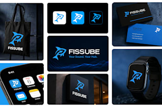 design a modern minimalist abstract logo for your brand