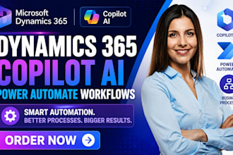 setup dynamics 365 CRM copilot ai power automate workflow business process
