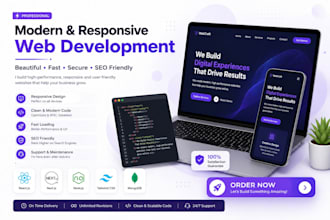 create a professional business website from scratch