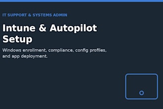 set up and manage your intune and autopilot windows mdm