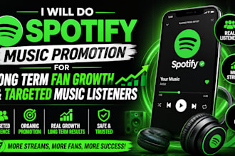 do spotify music promotion for long term fan growth and targeted music listeners