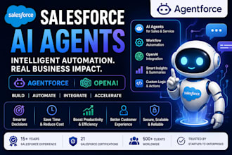 build salesforce ai agents with agentforce to automate workflows