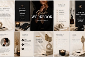 design editable canva ebook, workbook, canva ebook and workbook, pdf lead magnet
