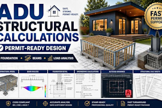do adu structural calculations for permit approval