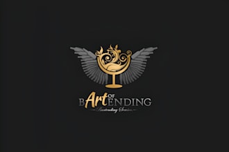 make minimalist bar, club, bartender, hookah, lounge and nightclub logo