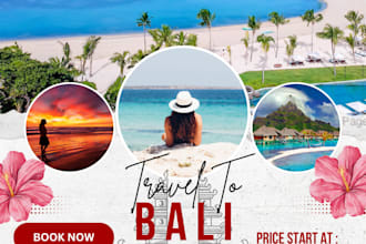 design professional international travel posters and flyers