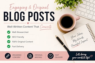 write engaging blog posts and website articles