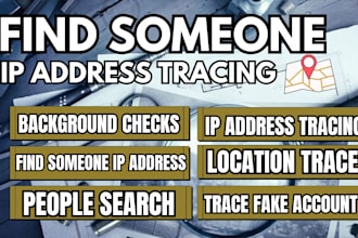 find someome online IP address people search location trace as private detective