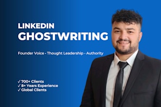 ghostwrite your linkedin content to build your founder personal brand