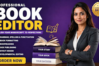 do KDP ebook formatting, book editing and proofreading