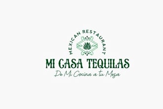 design wordmark text mexican restaurant logo