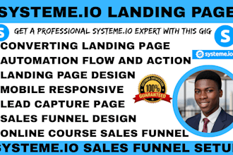 create systeme io sales funnel systeme io landing page systeme io website funnel