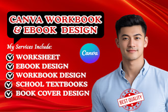 design printable workbooks, lead magnets, editable worksheets, ebook design