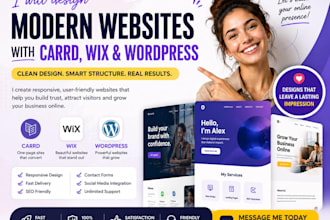 design carrd website, carrd landing page, carrd website design and redesign