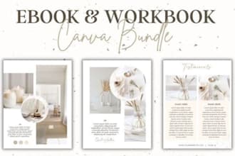 design interactive canva workbooks with clickable links for courses and coaching