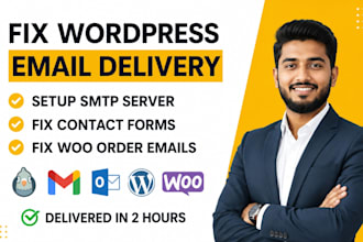fix wordpress emails not sending and setup wp mail SMTP