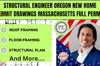 structural engineer oregon new home permit drawing massachusetts full permit set