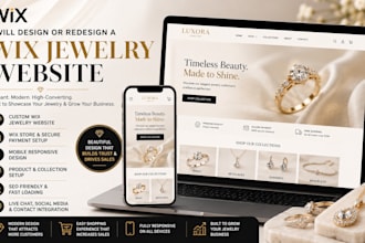 build wix jewelry website wix luxury jewelry website wix