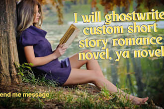 ghostwrite custom short story romance novel, erotica ya novel