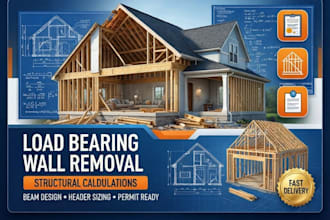 do load bearing wall removal structural calculations