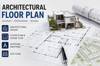 design arcitectural floor plans, house plans autocad drafting site plan