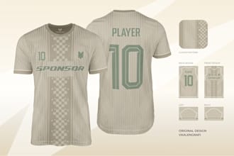 design custom sportswear with original patterns