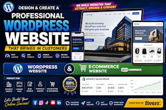 design and create a reliable wordpress website that brings in customers