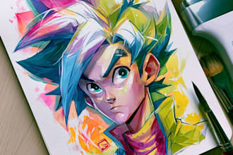 draw anime art for you