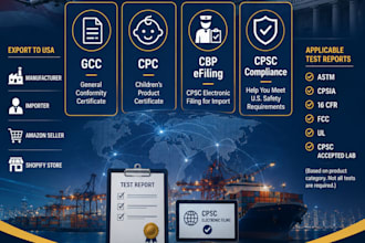 prepare your US gcc, CPC and cpsc compliance documents