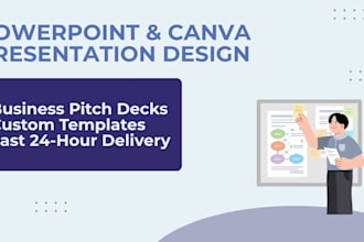 design professional powerpoint and canva presentation slides