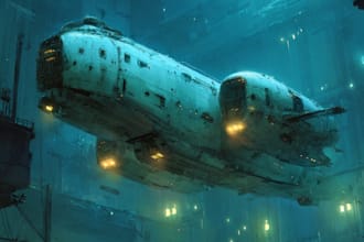 create spaceship concept art for you