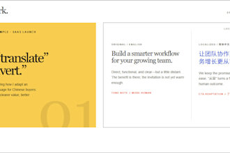 localize your landing page for the chinese market