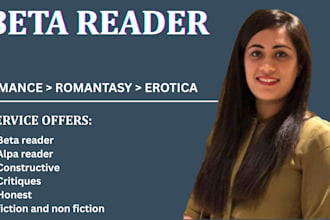be your dark romance fantasy beta reader ya fiction and manuscript critique